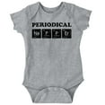 thumbnail image 1 of Periodical Napper Science Nerd Romper Boys or Girls Infant Baby Brisco Brands 12M, 1 of 6