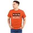 thumbnail image 1 of Periodically Nerdy Chemistry Science Men's Graphic T Shirt Tees Brisco Brands M, 1 of 6