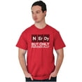 thumbnail image 1 of Periodically Nerdy Chemistry Science Men's Graphic T Shirt Tees Brisco Brands S, 1 of 6