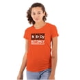 thumbnail image 1 of Periodically Nerdy Chemistry Science Womens Slim Fit Graphic Tee Brisco Brands M, 1 of 5