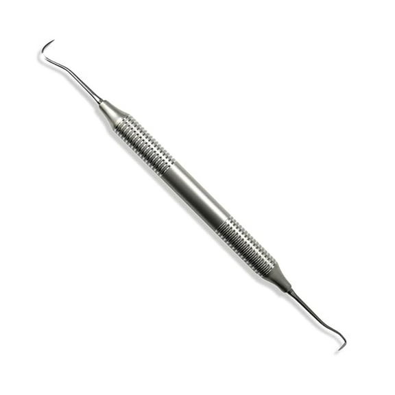 Periodontal Sickel Scaler with Double Working Ends, Dental Sickle Sclers with Stainless Steel Handle Tartar Remover for Teeth Plaque Remover Tooth Scraper Plaque Tartar Remover