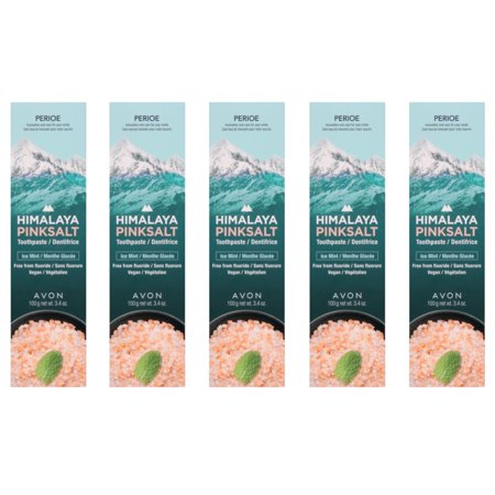 Perioe Himalaya Pinksalt Ice Mint Toothpaste, 3.4 Oz. - Pack of 5