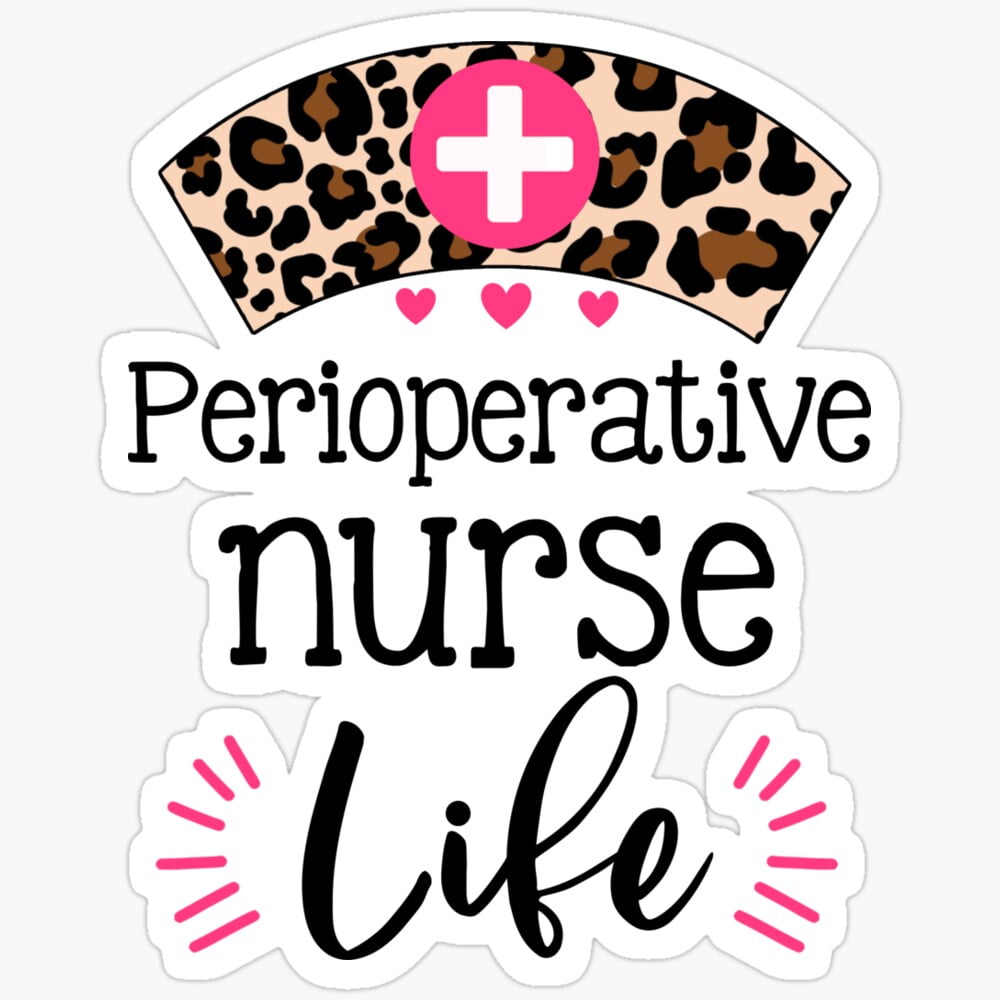 Perioperative Nurse Nursing Gift Rn Medical Stethoscope Heart ...
