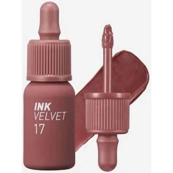Peripera Ink Velvet Lightweight Longwear Lip Tint | Shade Rosy Nude 17 | New In Box 0.14 oz / 4 g