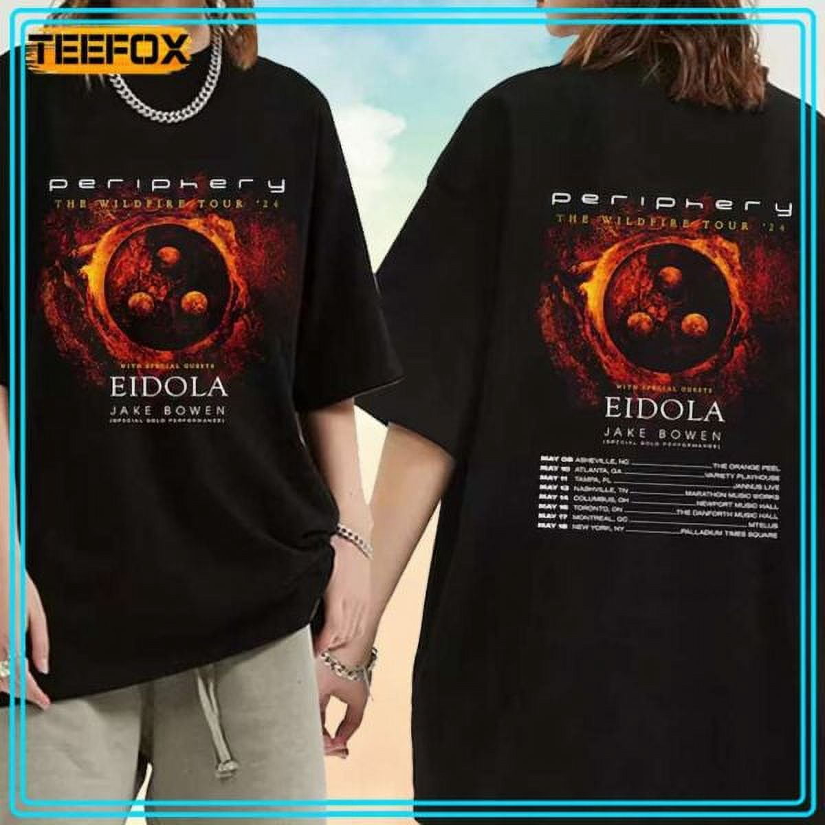 Periphery The Wildfire Tour 2024 Band TShirt