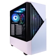 Periphio Castle Prebuilt Gaming PC AMD Ryzen 5 5600G CPU 4 4GHz Turbo Radeon Vega 7 iGPU 4GB 1TB M 2 NVMe SSD Storage 16GB DDR4 RAM Windows 11 Deskto