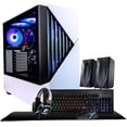 thumbnail image 1 of Periphio Castle Gaming PC Computer, AMD Ryzen 5 5600G with Radeon RX Vega 7 Graphics (Gaming Optimized), 16GB DDR4 RAM, 1TB NVMe (SSD), Windows 11 Home, RGB Elite 4-in-1 Gaming Bundle + RGB Speakers, 1 of 11
