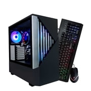 Periphio Reaper Gaming PC Computer | AMD Ryzen 5 5600G | Radeon Vega 7 Graphics | 1TB Solid State SSD | 16GB DDR4 RAM | Windows 11 | RGB Gaming Mouse + Keyboard