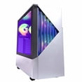 thumbnail image 1 of Periphio Castle Gaming PC, AMD Ryzen 5 5500 up to 4.2 GHz with AMD Radeon 6500XT Graphics, 16GB RAM, 1TBSSD, WiFi, Windows 11 Home, White, 1080p Gaming Computer, 1 of 7