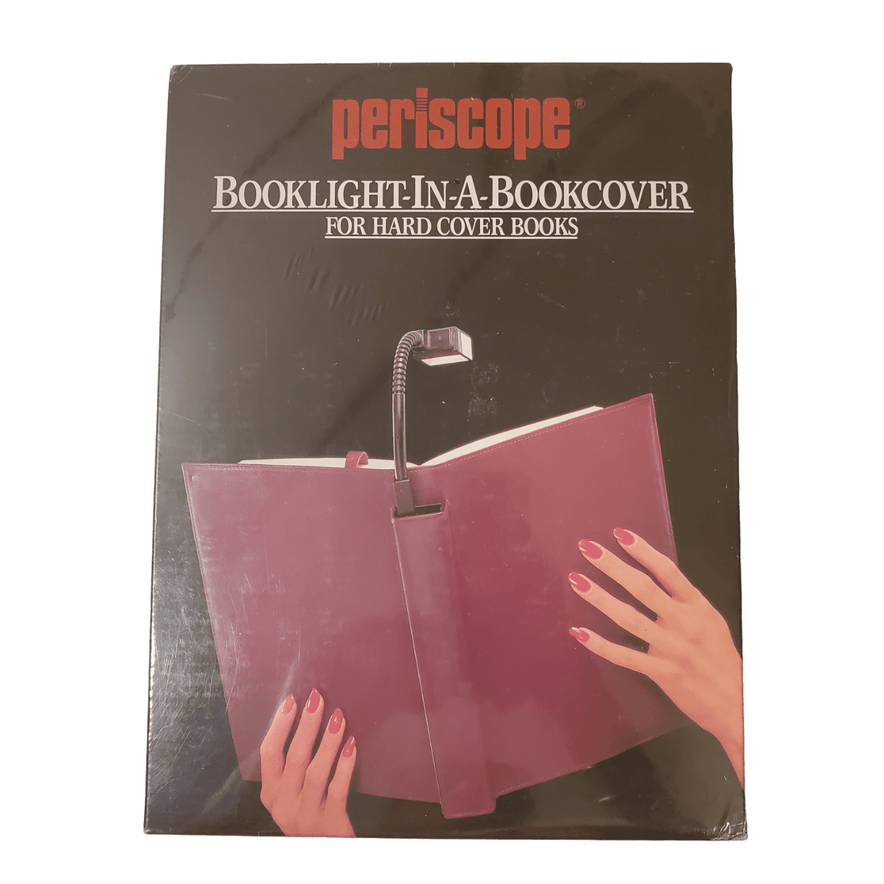 Periscope Booklight in a Bookcover For Hard Cover Books Red 4 AA periscope-booklight-in-a-bookcover-for-hard-cover-books-red-4-aa