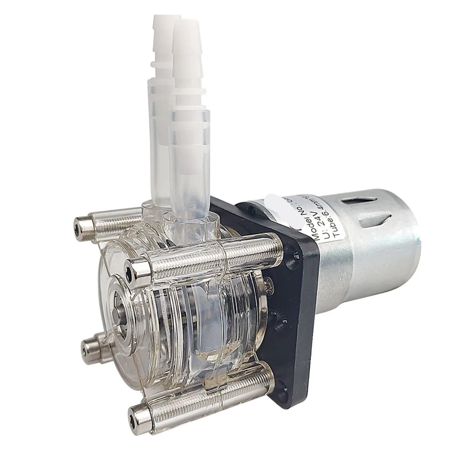 Peristaltic Pump DC 12V/24V 500ml/min  Dosing Pump For Vacuum Aquarium Lab Analytical ,Easy to Use - PHARMED BPT TUBE_24V