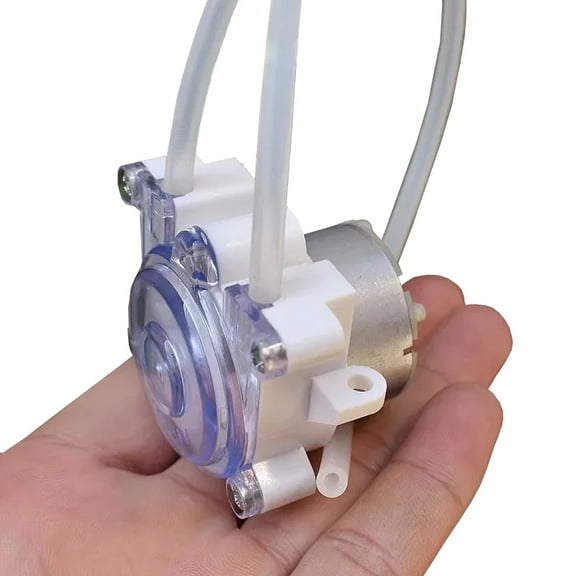 Peristaltic Pump DC 6V-12V Small Mini 500 Geared Motor Dosing Liquid Water Squeeze for Lab Ink Sampling Pump ,Easy to Use
