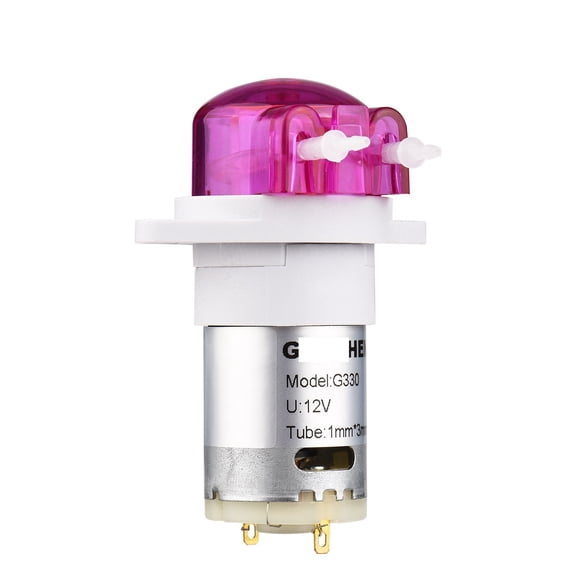 Peristaltic Pump Dosing Pump Mini Pump Liquid Self-priming Water Pump Silicone Tube for Aquarium Tank Lab Chemical Analy ,Adjustable Flow Rate