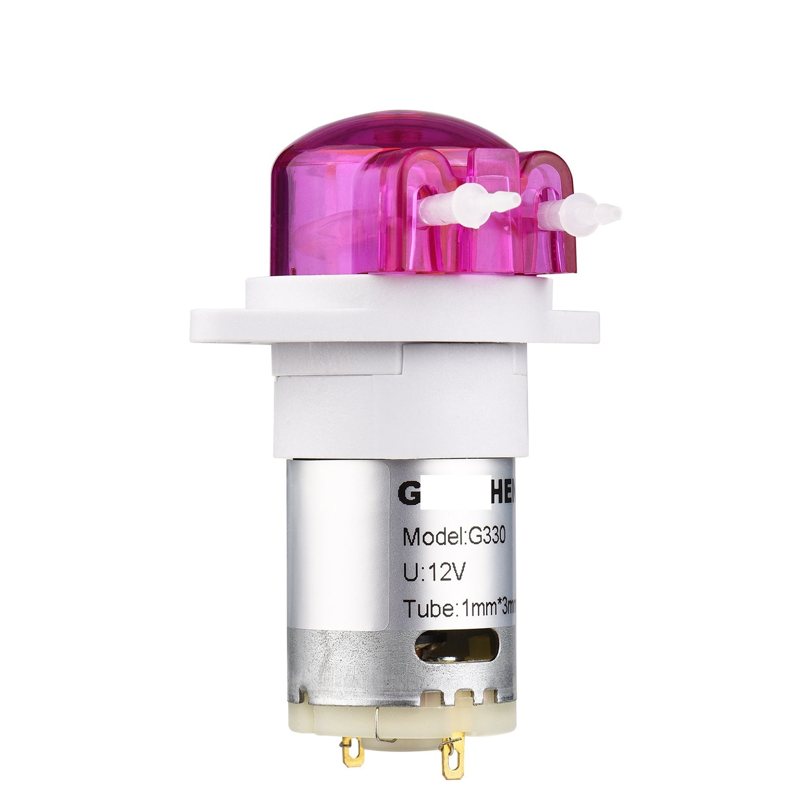 Peristaltic Pump Dosing Pump Mini Pump Liquid Self-priming Water Pump Silicone Tube for Aquarium Tank Lab Chemical Analy ,Easy to Use - 12V 2X4MM