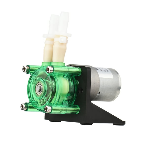 Peristaltic Pump GROTHEN DC 24V Dosing Pump Peristaltic Pump Water Liquid Pump Large Flowrate Peristaltic BPT Tube Self-Priming 700mL/min for Aquarium Lab Chemical Analysis Dosing Additives, L Panel