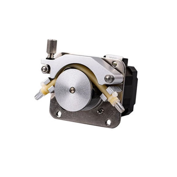 Peristaltic Pump, Stepper Motor High Precision Self-Priming Viscous Pump, Stainless Steel Liquid Pump Silent Auto Circulating Pump
