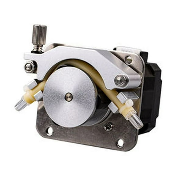 Peristaltic Pump, Stepper Motor High Precision Self-Priming Viscous Pump, Stainless Steel Liquid Pump Silent Auto Circulating Pump