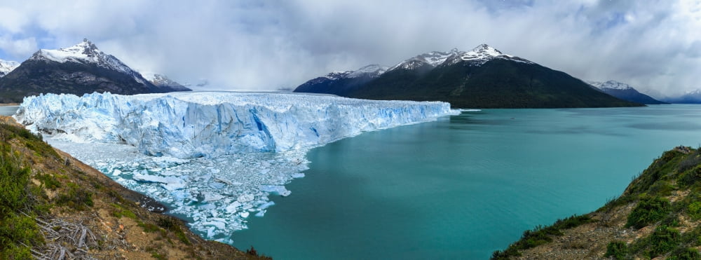 Perito Moreno Glacier Southern Patagonian Ice Field Los Glaciares National Park Patagonia Argentina Canvas Art - Panoramic Images (13 x 36)