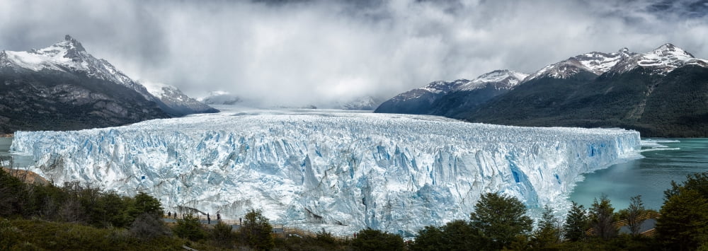Perito Moreno Glacier Southern Patagonian Ice Field Los Glaciares National Park Patagonia Argentina Canvas Art - Panoramic Images (7 x 18)