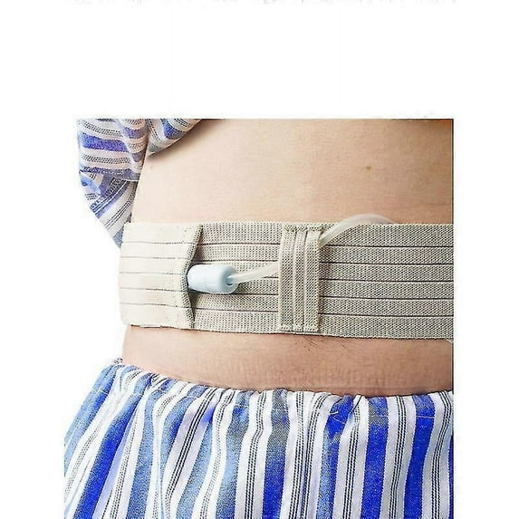 Peritoneal Dialysis Belt, G/peg Tube Holder, Breathable Adjustable Catheter Belly Band, Use In Catheter Protection S yuM
