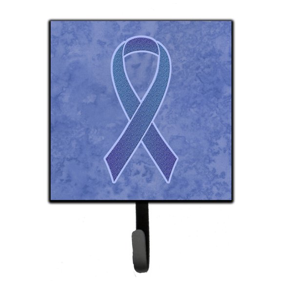 Periwinkle Blue Ribbon for Esophageal and Stomach Cancer Awareness Leash or Key Holder