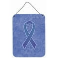 thumbnail image 1 of Periwinkle Blue Ribbon for Esophageal and Stomach Cancer Awareness Wall or Door Hanging Prints - 12 x 6 In., 1 of 1