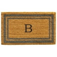 thumbnail image 1 of Periwinkle Border Monogram Doormat (Letter B), 1 of 1