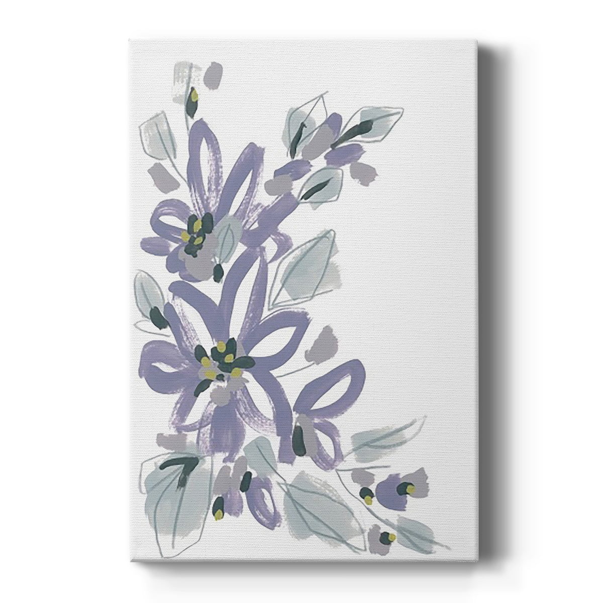 Periwinkle Patch I Premium Gallery Wrapped Canvas - Ready to Hang