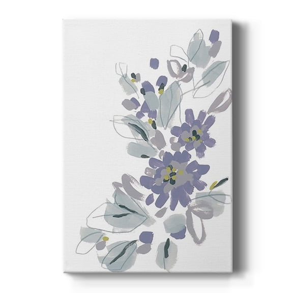 Periwinkle Patch II Premium Gallery Wrapped Canvas - Ready to Hang