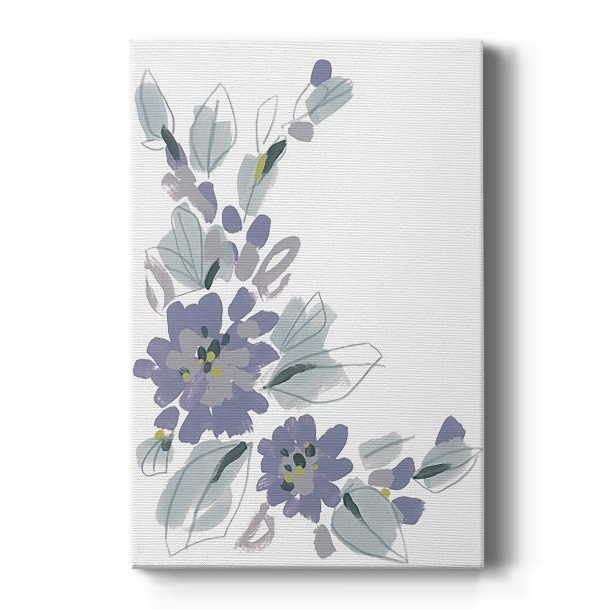 Periwinkle Patch III Premium Gallery Wrapped Canvas - Ready to Hang