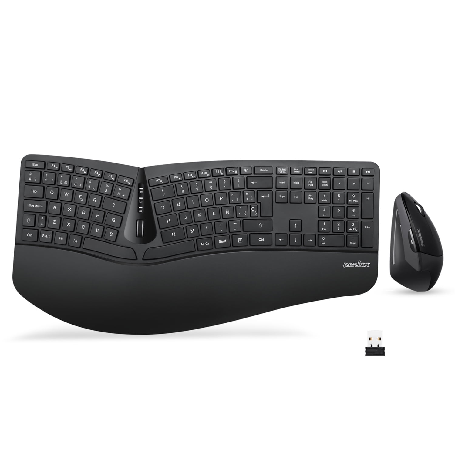 Perixx Periduo-714 Juego De Teclado Y Raton Inalambrico E