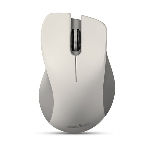 Perixx PERIMICE-621M Wireless Mouse - Silent Click with Ergo Design - Compatible for Desktop and Laptop PC - Wireless 2.4 GHz - Beige