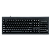 Perixx Periboard-106, Wired USB Performance Full Size Computer Keyboard, Curve Ergonomic Keys, Black