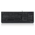 thumbnail image 1 of Perixx Periboard-313 Wired USB Backlit Computer Keyboard With Touchpad, Full Size, 3 Level Backlight, Black, 1 of 6
