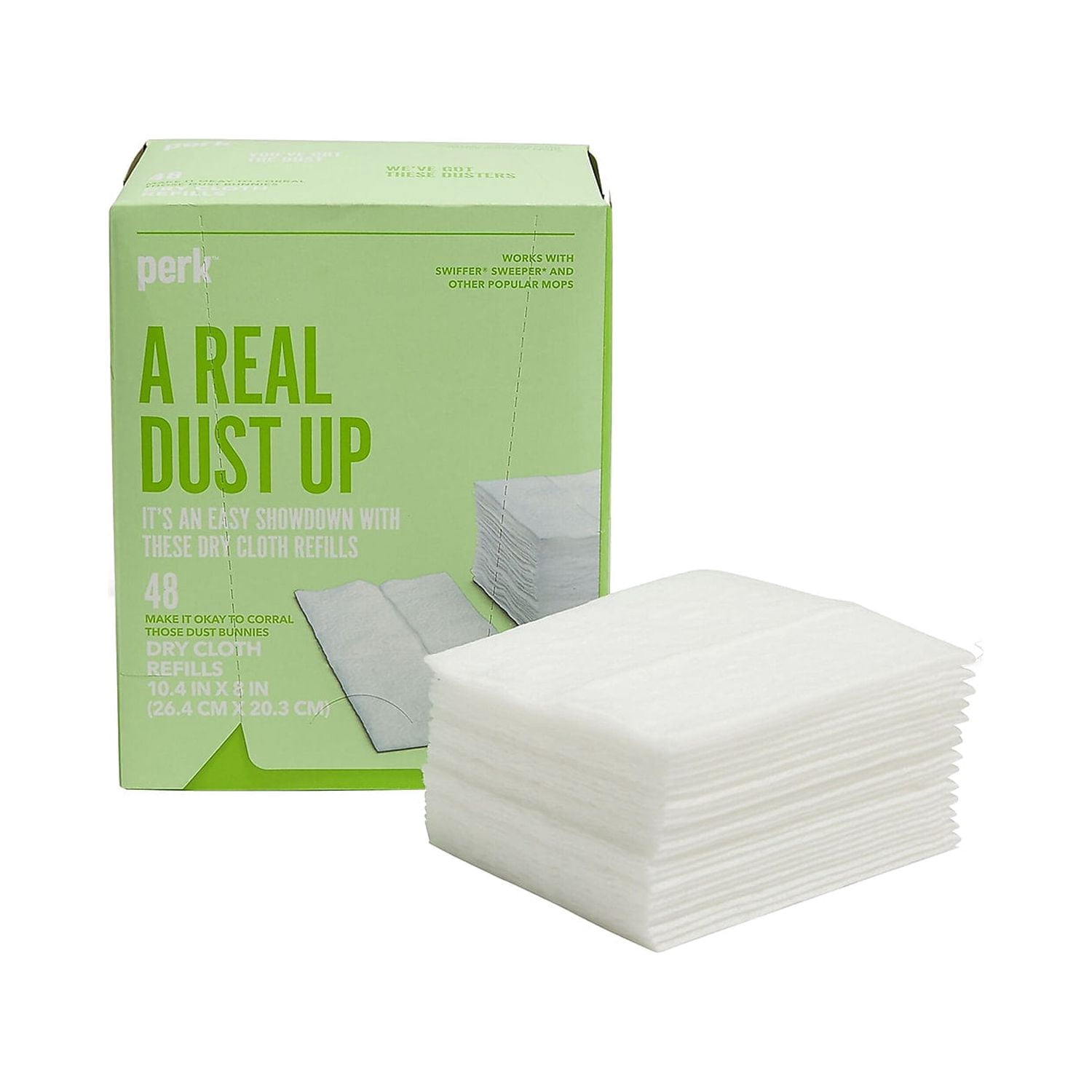 Perk Cloth Perk Dry Cloth Refills White 48/Pack (PK54908) PK54908-CC - Walmart.com
