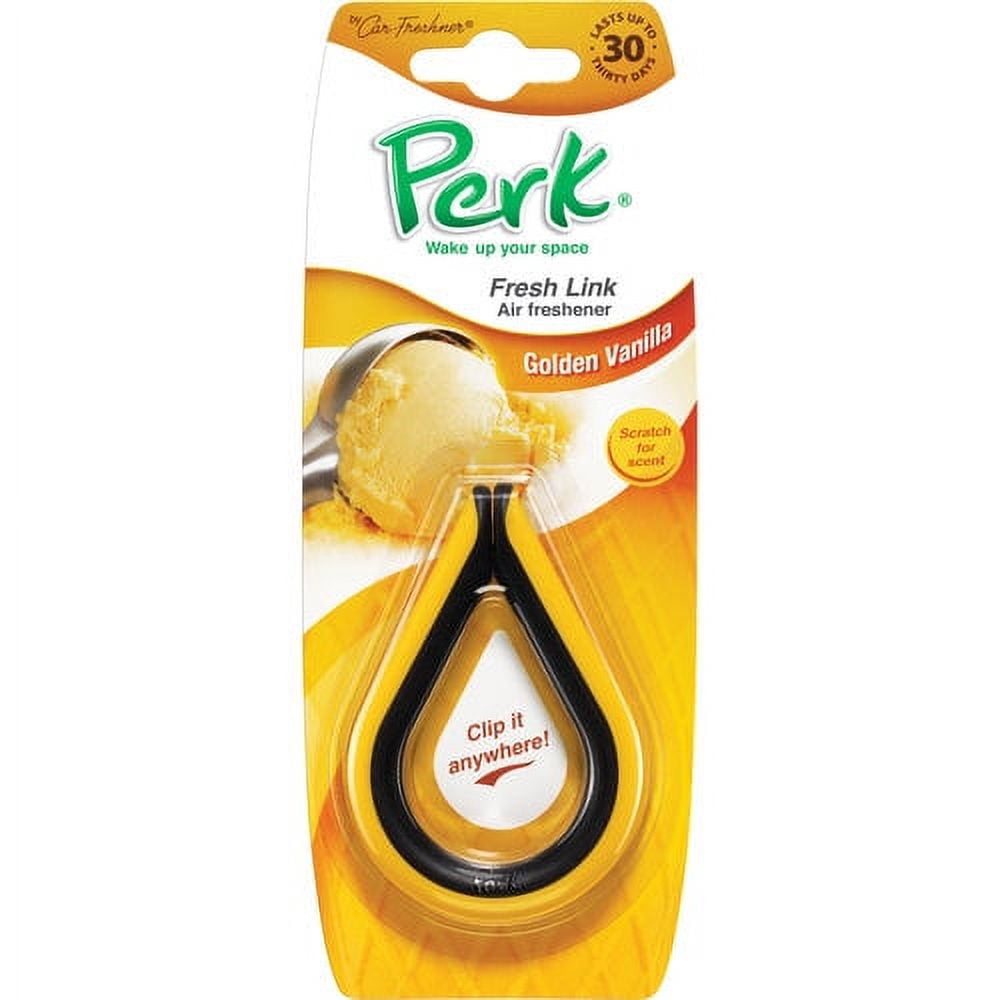 Perk Fresh Link Air Freshener, Golden Vanilla