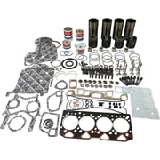Perkins 1004.4 Engine Rebuild Kit with Liners Pistons Gasket Set Fits CAT 416C 426C 428C JCB 3CX