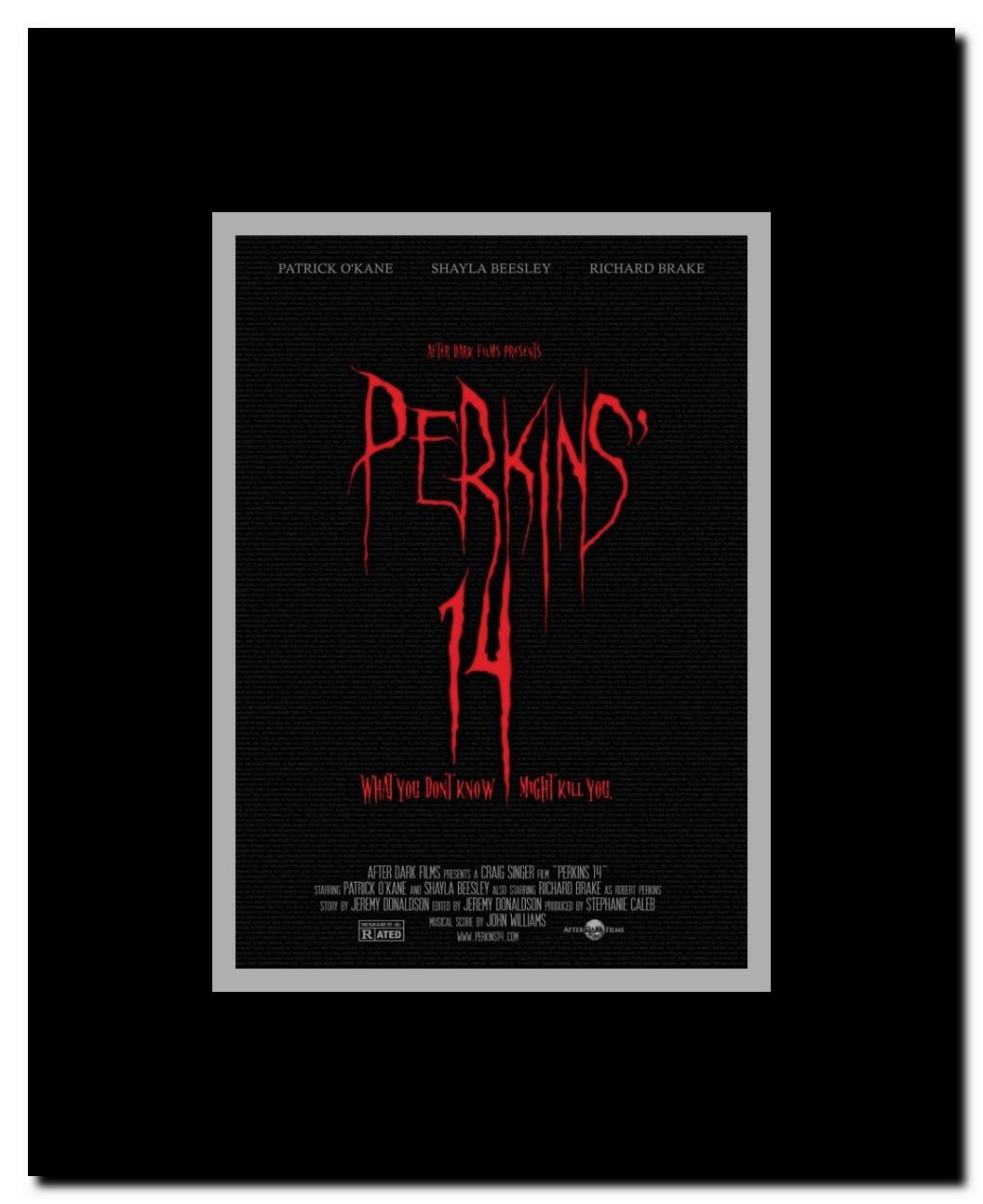 Perkins' 14 Framed Movie Poster