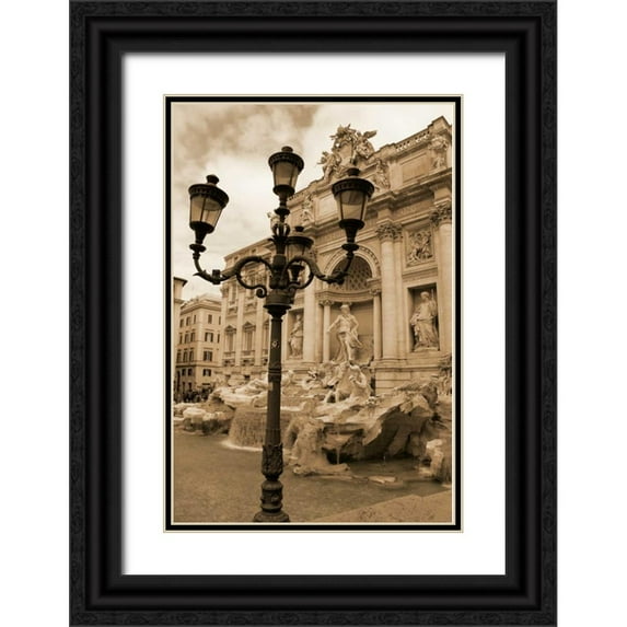 Perkins, Greg 11x14 Black Ornate Wood Framed with Double Matting Museum Art Print Titled - Architettura di Italia III