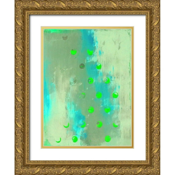 Perkins, Greg 12x14 Gold Ornate Wood Framed with Double Matting Museum Art Print Titled - Islander II