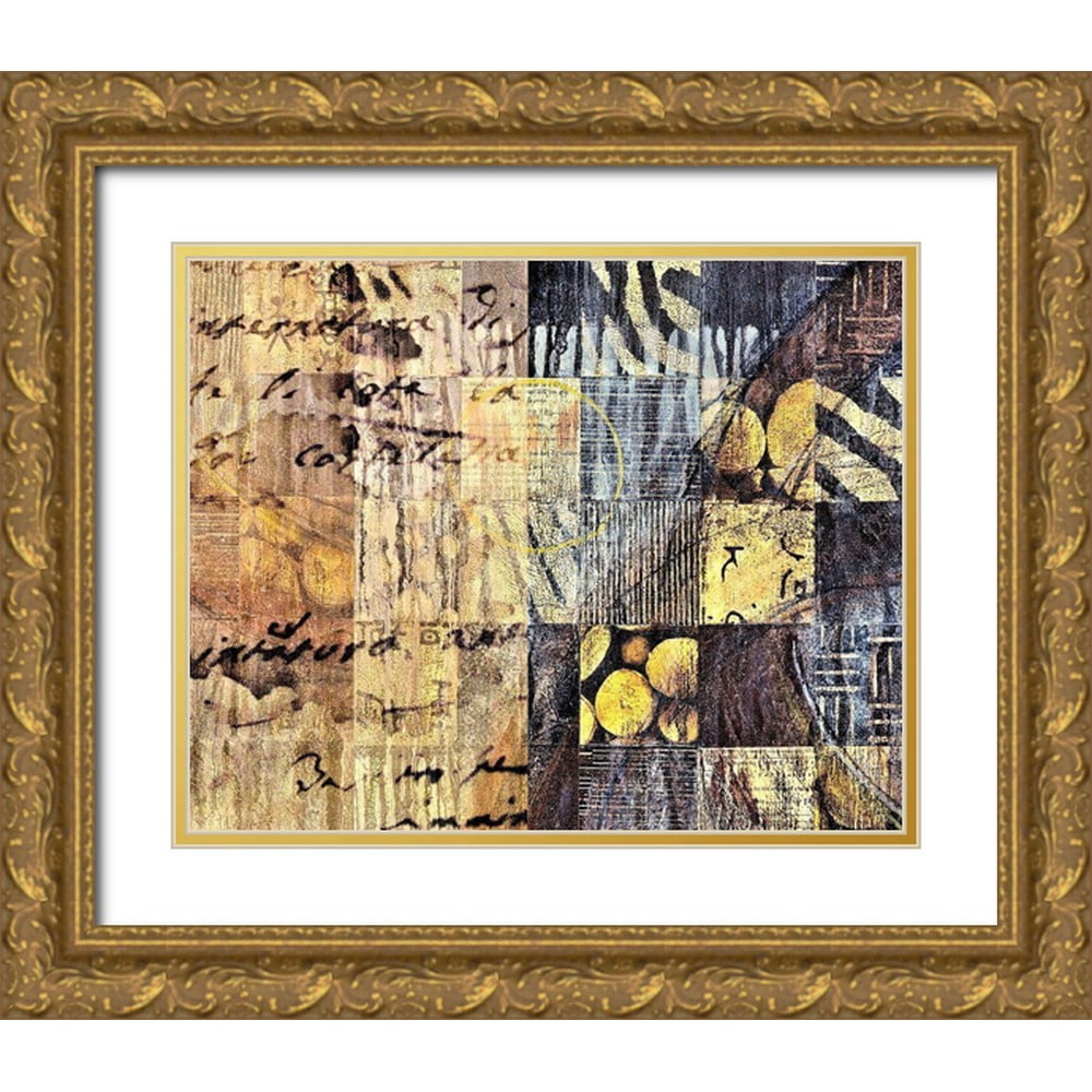 Perkins, Greg 24x20 Gold Ornate Wood Framed with Double Matting Museum ...