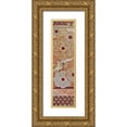 thumbnail image 1 of Perkins, Greg 9x24 Gold Ornate Wood Framed with Double Matting Museum Art Print Titled - Lace Flower II, 1 of 4