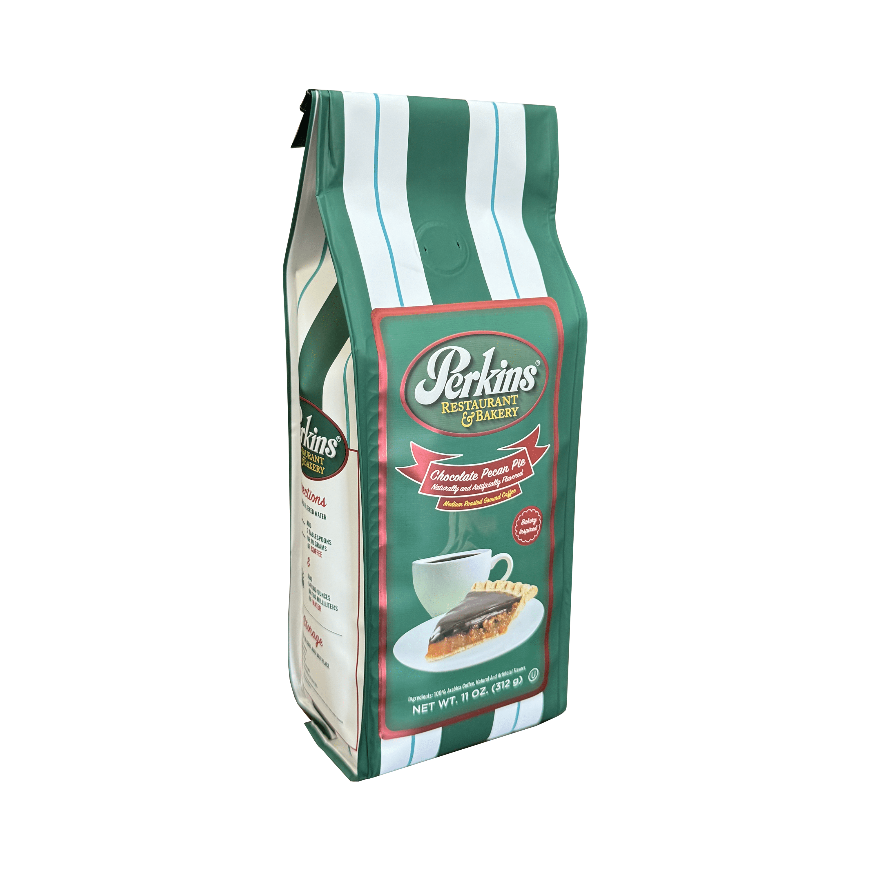 Perkins Restaurant & Bakery Chocolate Pecan Pie Ground Coffee, 11 oz