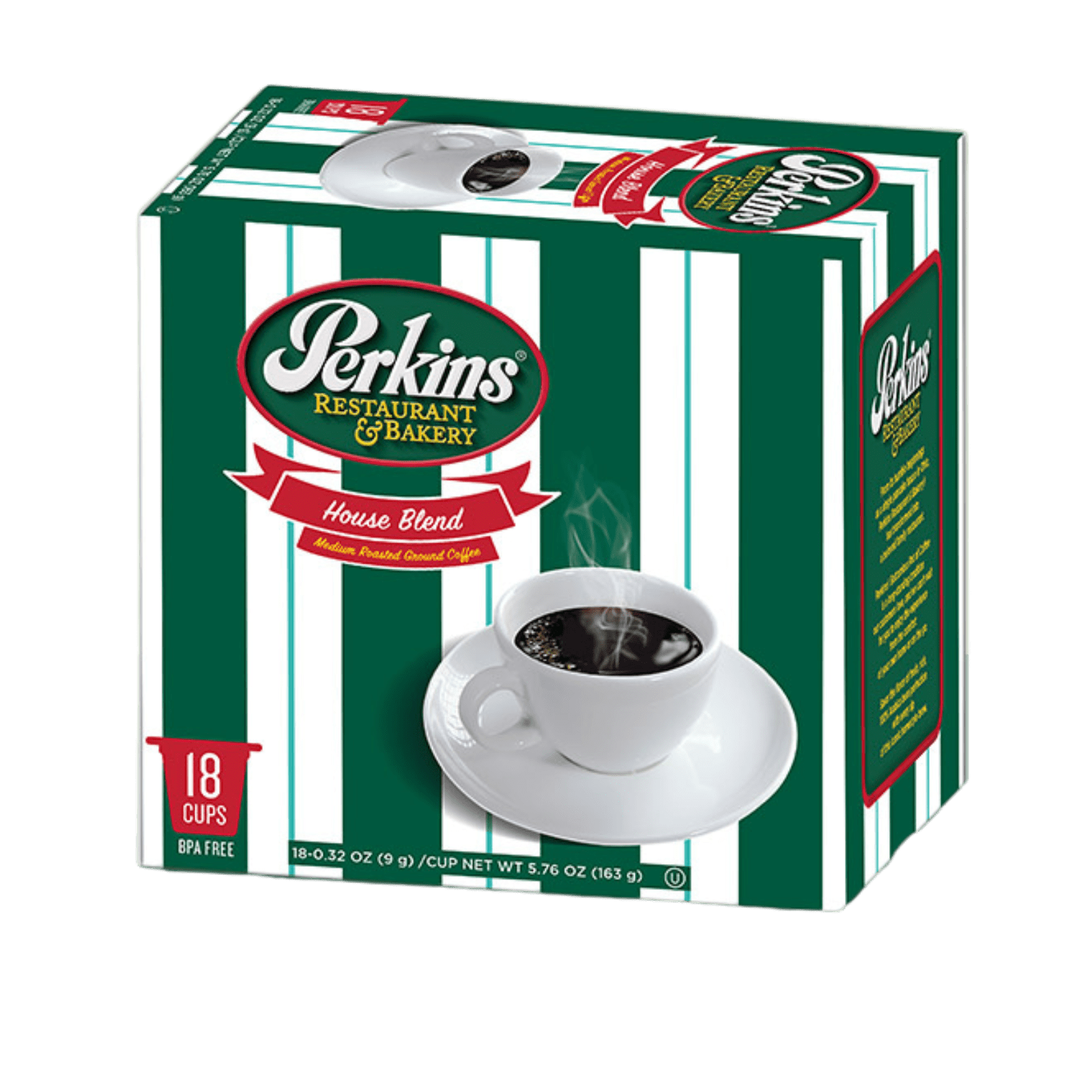 Perkins Restaurant & Bakery House Blend 100 Arabica Single Serve