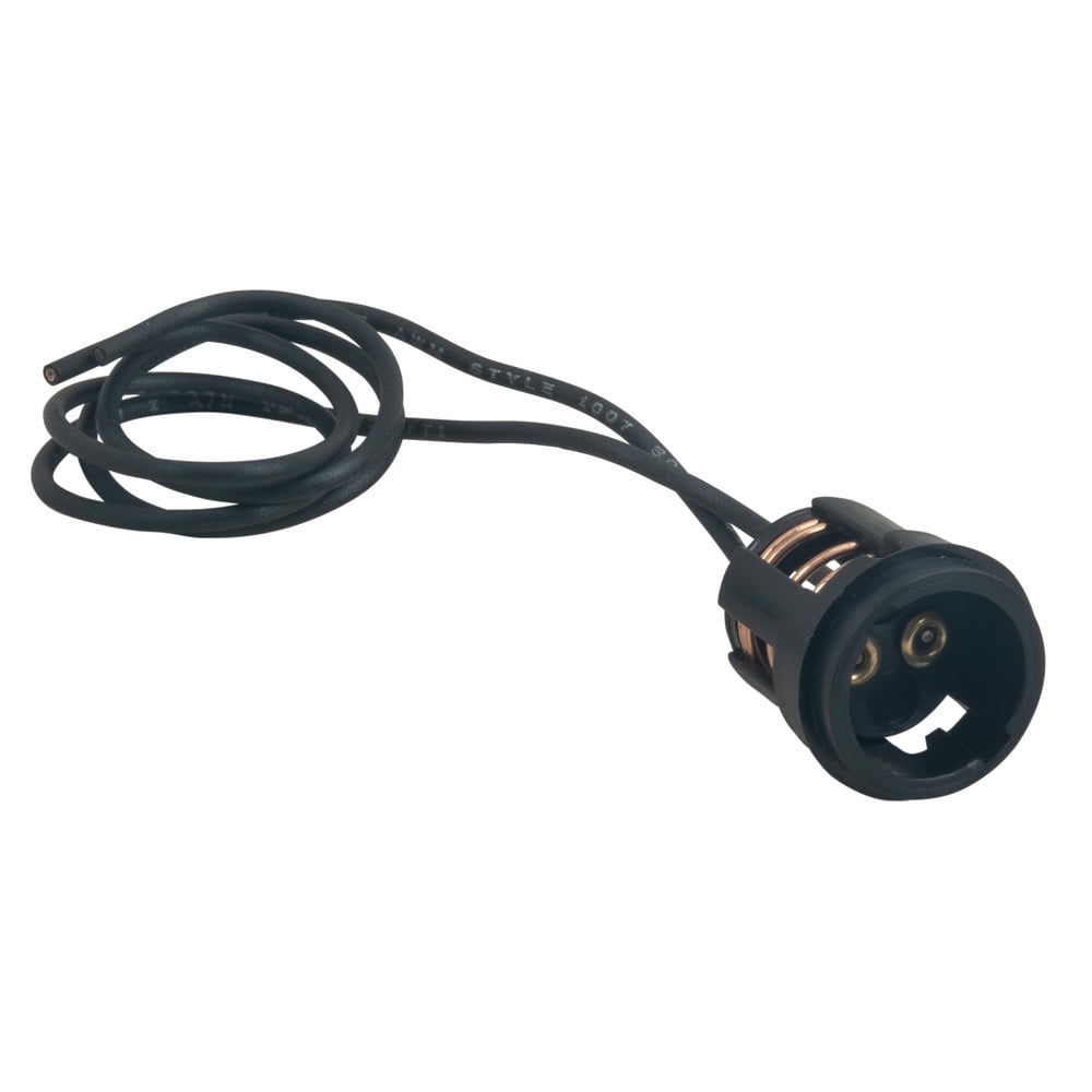 Perko 0024DP1 Double Contact Light Socket Black