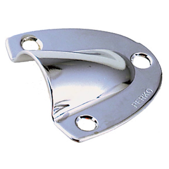Perko 0315DP1CHR Clam Shell Ventilator - Chrome Plated, 1-5/8" x 1-1/2"