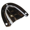 thumbnail image 1 of PERKO CHROME PLATED BRASS CLAMSHELL VENT 4" X 3.75", 1 of 3