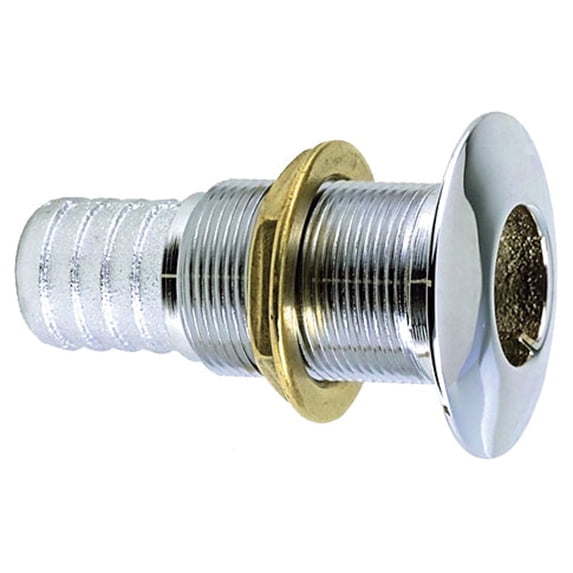 Perko 5/8" Thru-Hull Fitting f/ Hose Chrome Plated Bronze