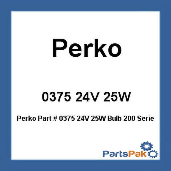 Perko 0375 24V 25W 0375 24V 25W Bulb 200 Series
