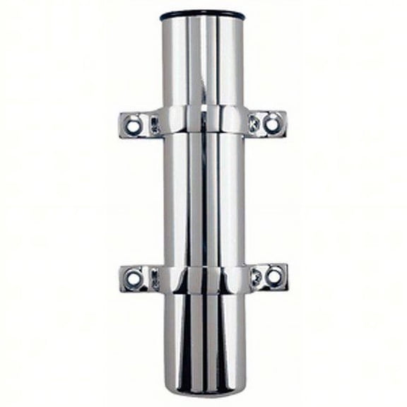 Perko 0404DP1CHR Chrome Plated Brass & Bronze 9" L x 1-5/8" ID x 2" OD Side Mount Rod Holder